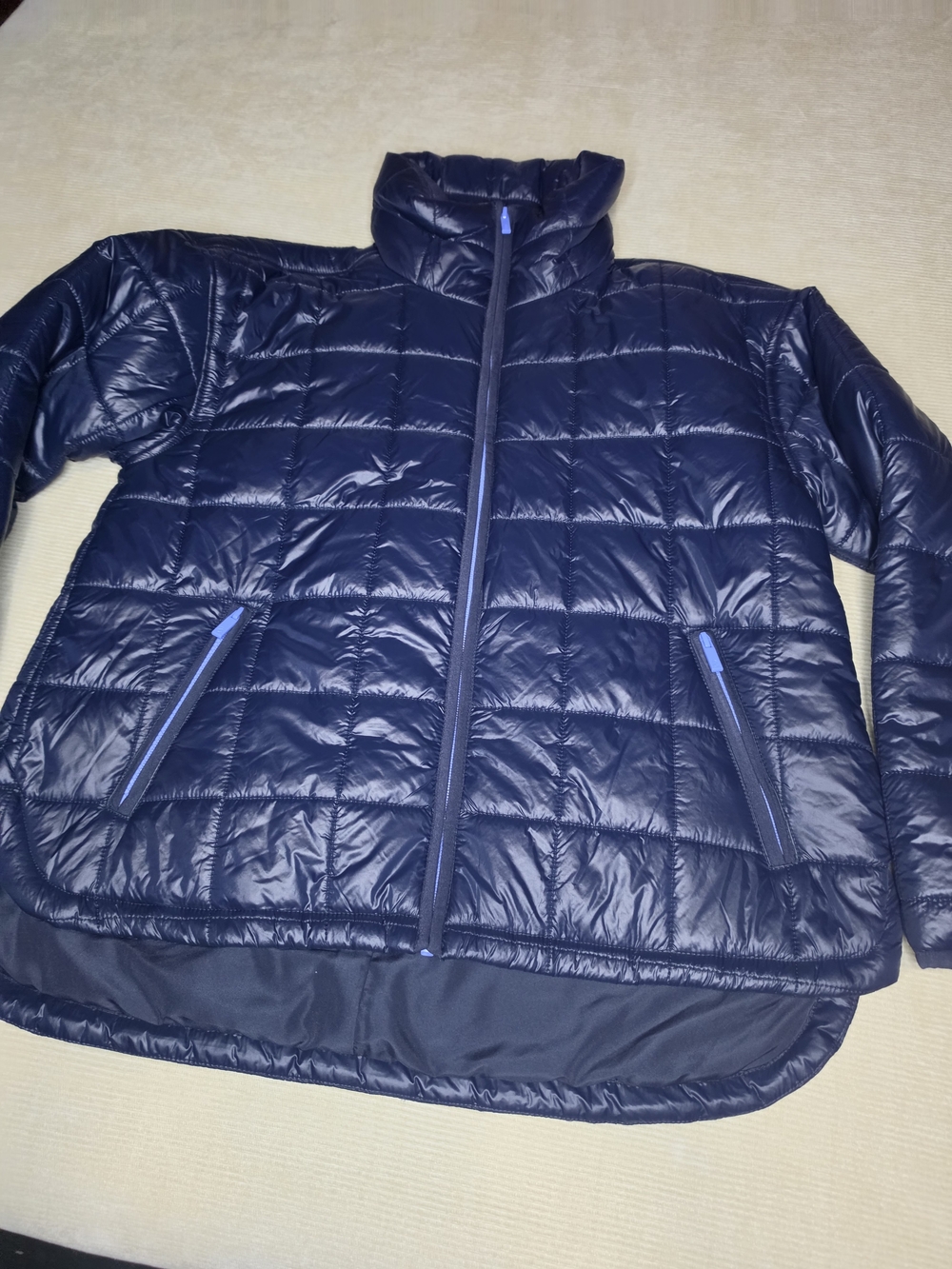 Lou & Grey Navy Lightweight Quilted Packable Puffer
